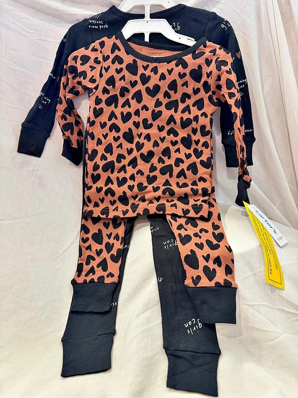 Carter's 4-Piece Animal Print Pajama Set Baby 18M NWT